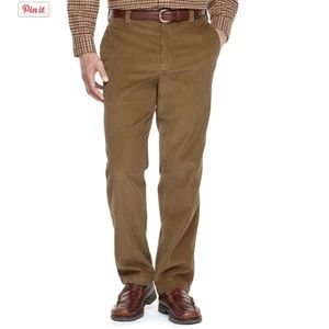 LL Bean New plain front Corduroy pants
